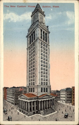 Boston custom house tower - custom,